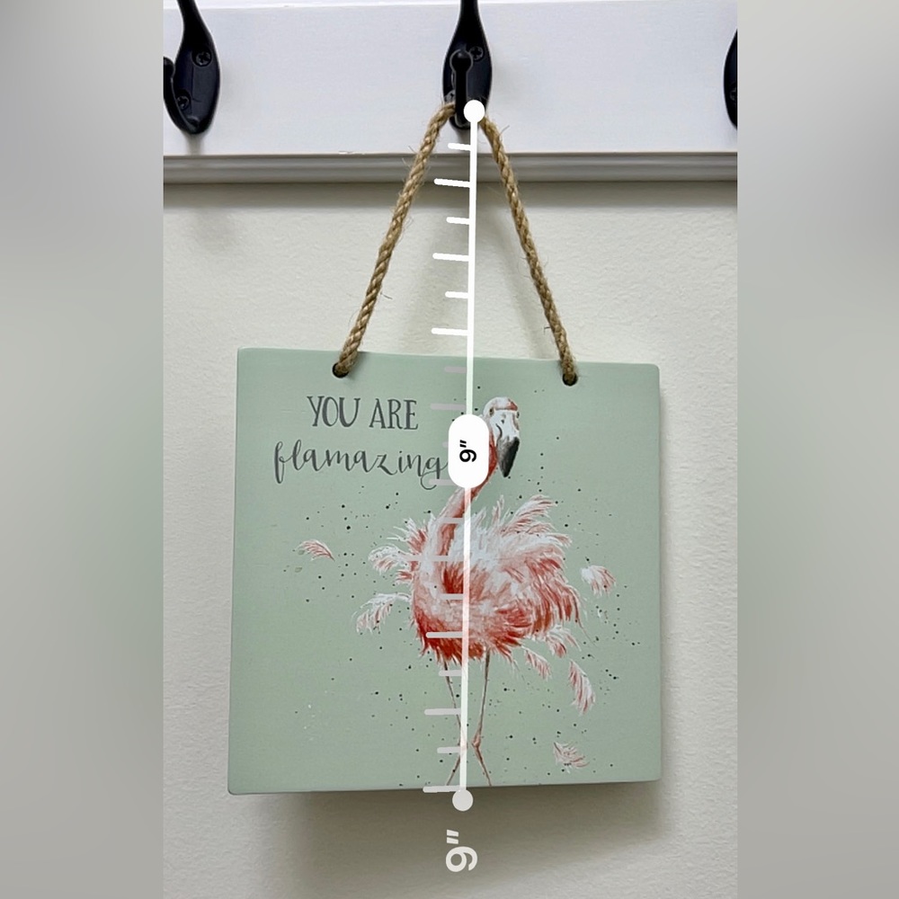 “You are flamazing” home decor sign with cute flamingo. - Picture 4 of 4